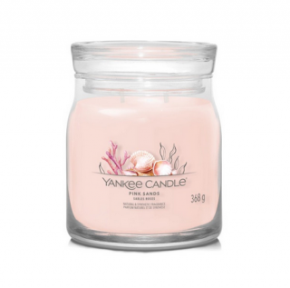 Vonná svíčka PINK SANDS Yankee Candle Signature střední - 368 g (Vonná svíčka PINK SANDS Yankee Candle Signature střední - 368 g)