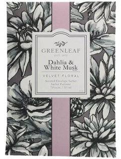 Vonný sáček Dahlia  White Musk - GreenLeaf (Vonný sáček Dahlia  White Musk 115 ml)