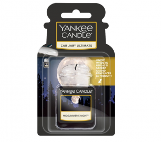 Vůně do auta - Luxusní Visačka gelová - MIDSUMMERS NIGHT - PRO MUŽE (Luxusní Gelová visačky YANKEE CANDLE Neutralizuje pachy a provoní auto až na 1 měsíc)