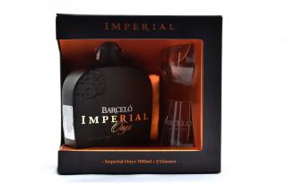 Barceló Imperial Onyx 10 y.o. 0,7 l (dárkové balení 2 sklenice)