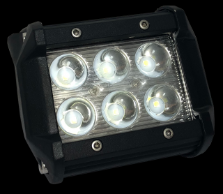 Pracovní světlo hranaté CREE LED 18W, 9-32V, ECE R10, IP67 (TT.28018S)