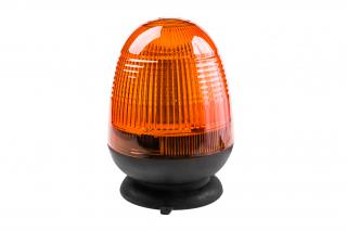 Výstražný LED maják, montáž na magnet, oranžový, 12W, 3 funkce, 12-24V (TT.266L)