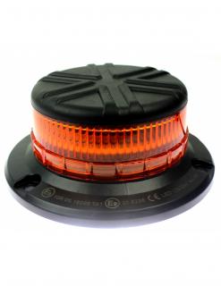 Výstražný LED maják, montáž na magnet, oranžový, 22,5W, 12-24V (TT.410)