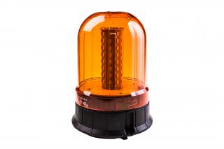 Výstražný LED maják, montáž na magnet, oranžový, 24W, 12-24V (TT.93L)