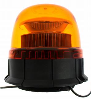 Výstražný LED maják, montáž na magnet, oranžový, 36W, 12-24V (TT.471)