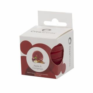 Scentchips Vonné vosky Apple Cinnamon  S-box 6 ks Creascents