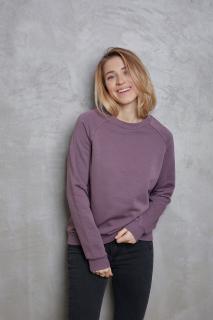 Basic crewneck Barva: Plum (švestka), Velikost: M/L