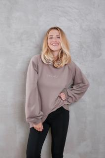 Oversized mikina s kapucí Barva: Mocca