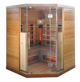 Infrasauna Cedr Superior 3/4 Lux