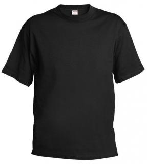 Tričko krátký rukáv 160g, Velikost 5XL, BARVA černá = black