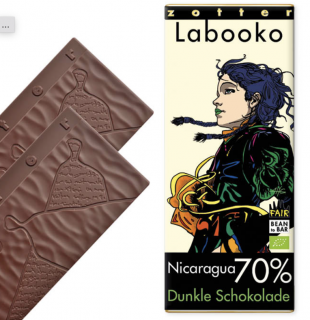 Labooko single-origin 70%  čokoláda Nicaragua