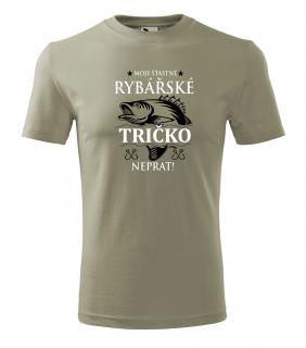 Tričko - Moje šťastné rybářské tričko. NEPRAT! (Moje šťastné rybářské tričko. NEPRAT!)