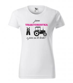 Triko jsem traktoristka/traktorista (triko traktoristka/traktorista)