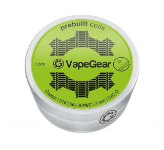 VapeGear předmotané spirálky Clapton Ni80 0,56ohm