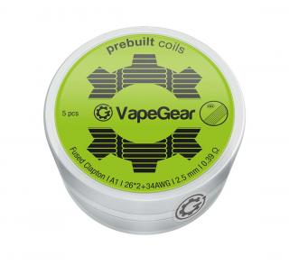 VapeGear předmotané spirálky Fused Clapton Ni80 0,7ohm