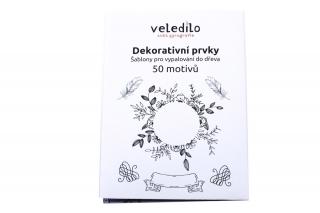 Šablony VELEDÍLO Dekorativní prvky - 50 motivů A2+