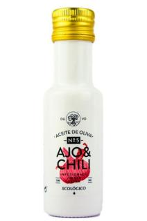 Organický extra panenský olivový olej s česnekem a chilli, 100 ml