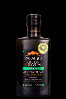 Palacio de los Olivos, Arbequina extra panenský olivový olej 250 ml ve skleněné lahvi