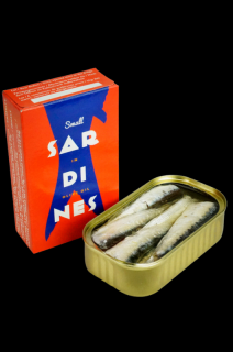 Sardinky v olivovém oleji 10–12 ks, 125 ml