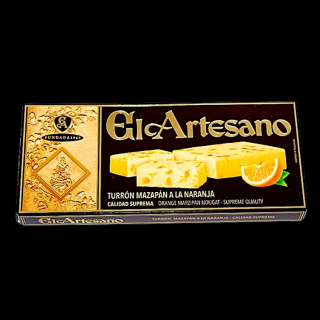 Turrón s marcipánem a pomerančem, 200 g