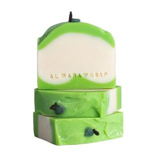 Almara Soap designové ručně vyrobené mýdlo Green Apple