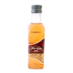 Flor de Caña Gran Reserva 7y mini 40%, 0,05l