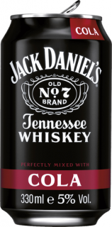 Jack Daniels Cola 5%, 0,33l