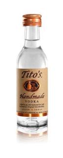 Titos Handmade vodka mini 40%, 0,05l