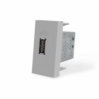 LIVOLO VL-C791U-15 USB nabíjecí půlmodul - Stříbrný