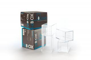 Box na LEGO minifigurky - FaBiOX - 6x6 - 8 ks