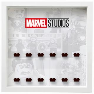 Displej pro LEGO® Minifigurky: Studio Marvel - černá / bílá