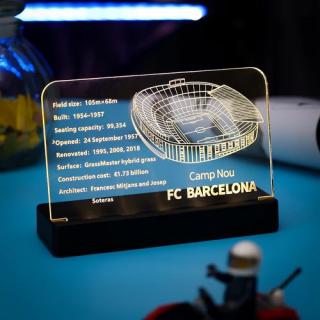 LED štítek pro LEGO® set 10284 Camp Nou – FC Barcelona