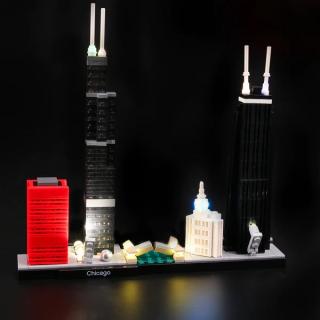 Osvětlení pro LEGO® Architecture 21033 - Chicago