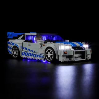 Osvětlení pro set Speed Champions 76917 2 Fast 2 Furious Nissan Skyline GTR