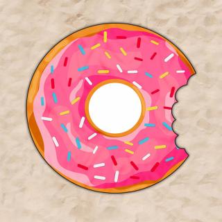 Kulatá plážová osuška Donut