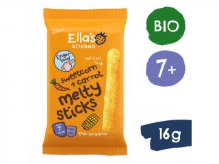 Ellas Kitchen - BIO Křupavé tyčky s kukuřicí a mrkví (16 g)