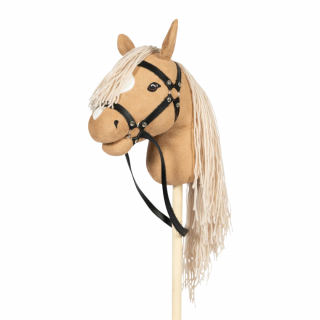 Hobby koník na tyči s ocasem By Astrup - Hobby Horse Beige