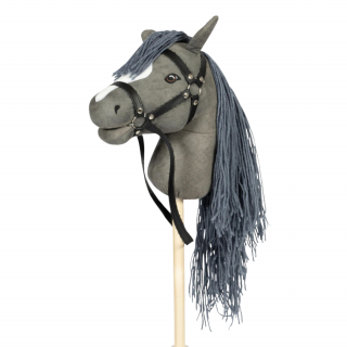 Hobby koník na tyči s ocasem By Astrup - Hobby Horse Grey