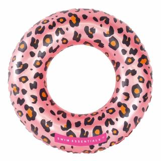 Nafukovací kruh - Leopard růžový 50 cm Swim Essentials