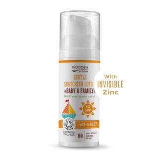 Opalovací tělové mléko Baby & Family SPF 30 WoodenSpoon 50 ml