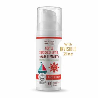 Opalovací tělové mléko Baby & Family SPF 50 WoodenSpoon 50 ml