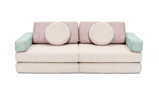 Play Sofa Pure Corduroy MINI Shappy Barva: Lollipop