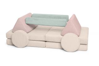 Play Sofa Pure Corduroy Shappy Barva: Lollipop