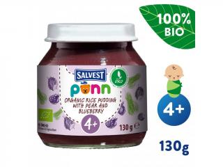 Salvest Põnn - BIO Hruškovo-borůvkové pyré s jáhly (130g)