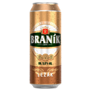 Braník Ležák světlý 0,5L plech