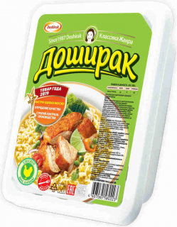 Doširak Těstoviny s kuřecím masem 90g