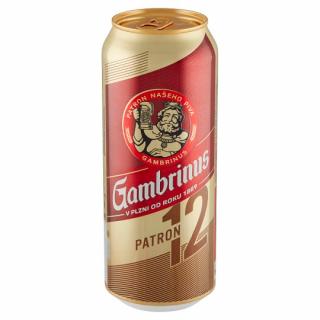 Gambrinus Patron 12 pivo 500ml plech