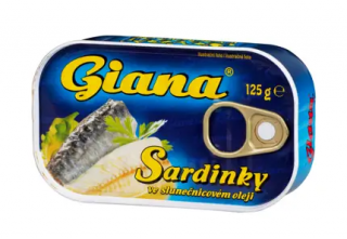 Giana Sardinky Olej 125g