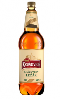 Krušovice Světlý ležák 12° pivo 1,5L PET