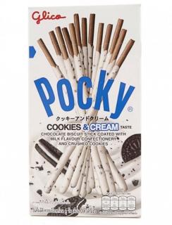 Pocky tyčinky s polevou s příchutí sušenek a krému 40 g